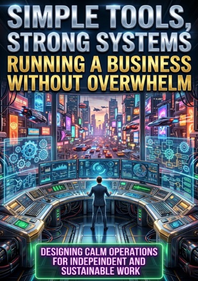 'Cover von Simple Tools, Strong Systems: Running a Business Without Overwhelm'-Cover