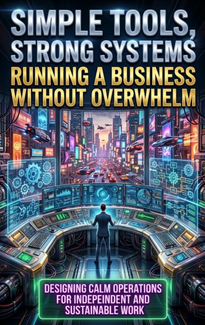 'Cover von Simple Tools, Strong Systems: Running a Business Without Overwhelm'-Cover