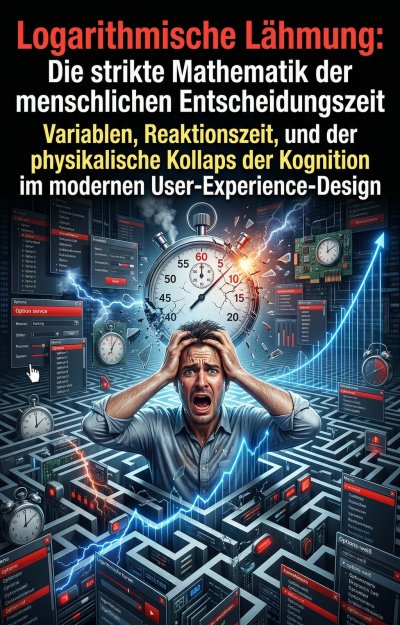 'Cover von Logarithmische Lähmung: Die strikte Mathematik der menschlichen Entscheidungszeit'-Cover