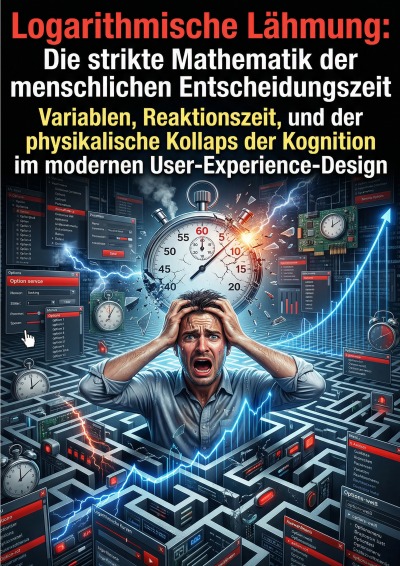 'Cover von Logarithmische Lähmung: Die strikte Mathematik der menschlichen Entscheidungszeit'-Cover
