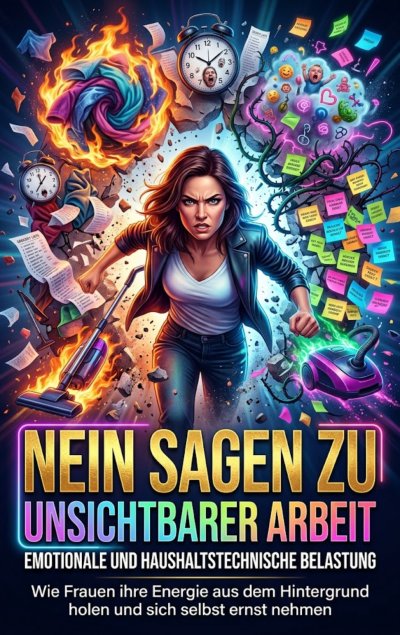 'Cover von Nein sagen zu unsichtbarer Arbeit: Emotionale und haushaltstechnische Belastung'-Cover