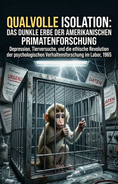 'Cover von Qualvolle Isolation: Das dunkle Erbe der amerikanischen Primatenforschung'-Cover