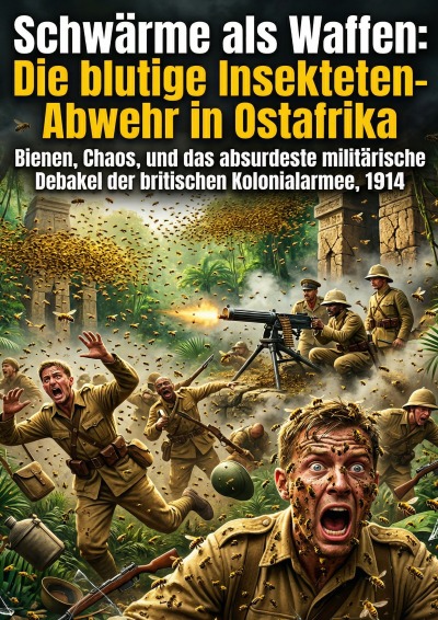 'Cover von Schwärme als Waffen: Die blutige Insekten-Abwehr in Ostafrika'-Cover