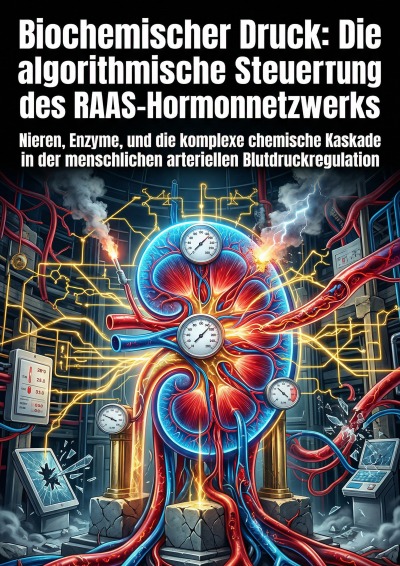 'Cover von Biochemischer Druck: Die algorithmische Steuerung des RAAS-Hormonnetzwerks'-Cover
