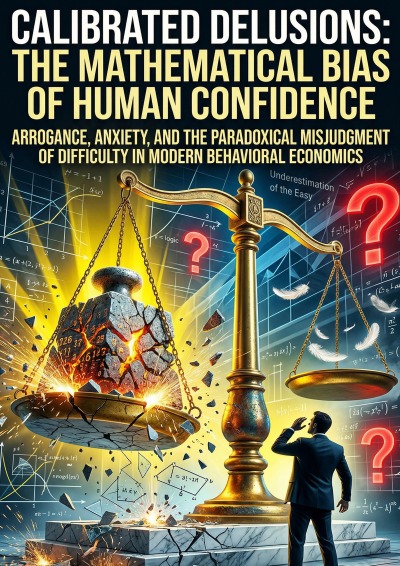 'Cover von Calibrated Delusions: The Mathematical Bias of Human Confidence'-Cover