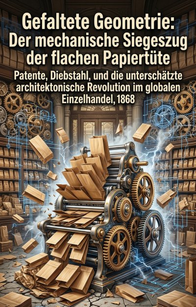 'Cover von Gefaltete Geometrie: Der mechanische Siegeszug der flachen Papiertüte'-Cover