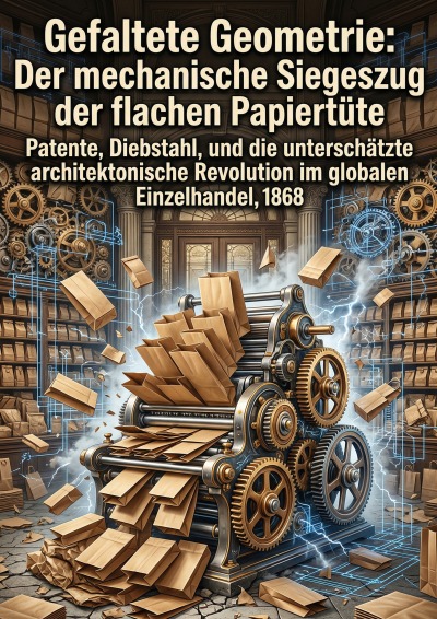 'Cover von Gefaltete Geometrie: Der mechanische Siegeszug der flachen Papiertüte'-Cover