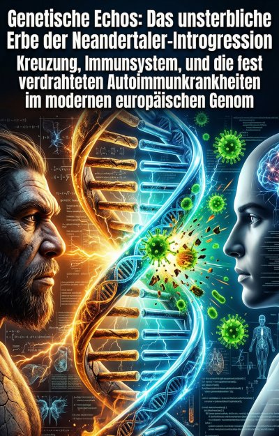 'Cover von Genetische Echos: Das unsterbliche Erbe der Neandertaler-Introgression'-Cover