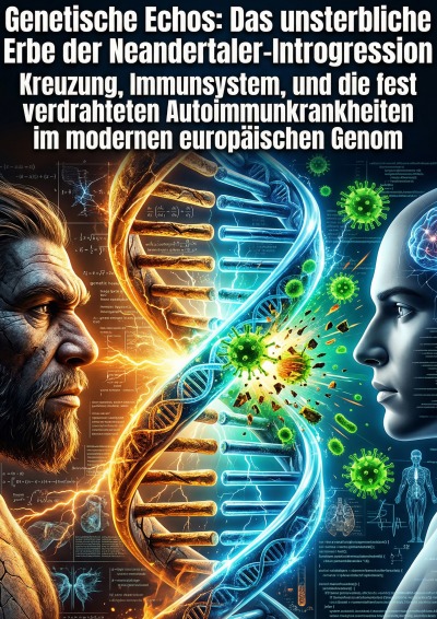 'Cover von Genetische Echos: Das unsterbliche Erbe der Neandertaler-Introgression'-Cover