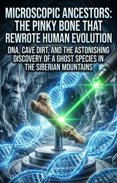 'Cover von Microscopic Ancestors: The Pinky Bone That Rewrote Human Evolution'-Cover