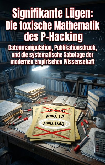 'Cover von Signifikante Lügen: Die toxische Mathematik des P-Hacking'-Cover
