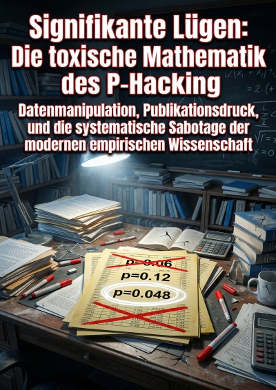 'Cover von Signifikante Lügen: Die toxische Mathematik des P-Hacking'-Cover