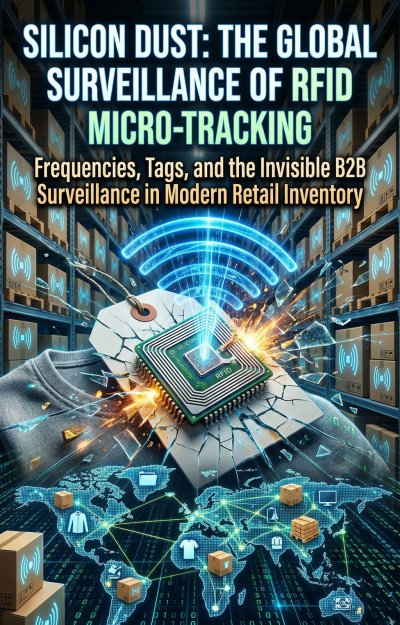 'Cover von Silicon Dust: The Global Surveillance of RFID Micro-Tracking'-Cover