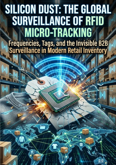 'Cover von Silicon Dust: The Global Surveillance of RFID Micro-Tracking'-Cover