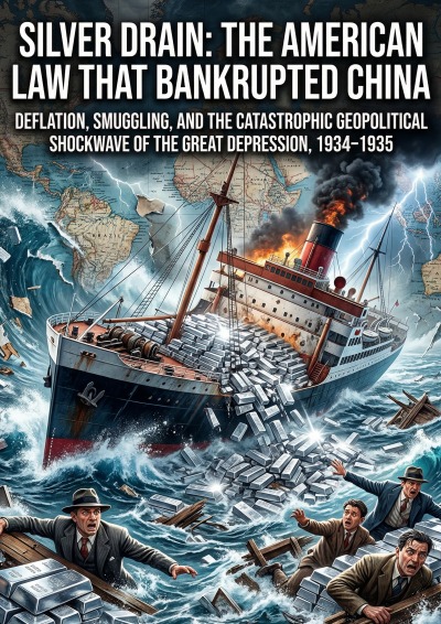 'Cover von Silver Drain: The American Law That Bankrupted China'-Cover