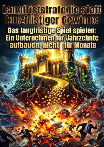 'Cover von Langfriststrategie statt kurzfristiger Gewinne'-Cover