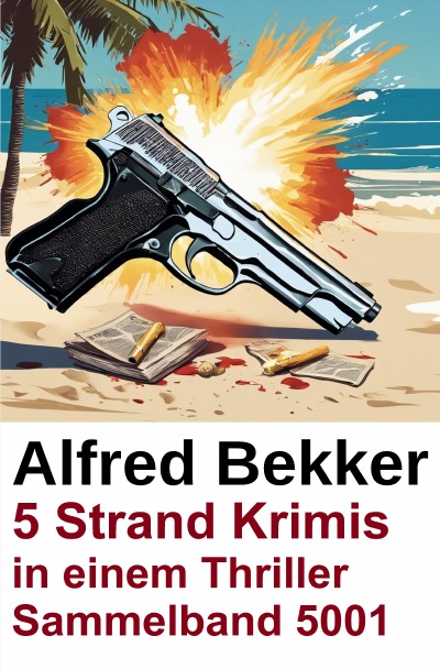 'Cover von 5 Strand Krimis in einem Thriller Sammelband 5001'-Cover