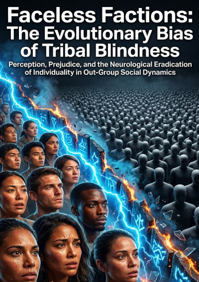 'Cover von Faceless Factions: The Evolutionary Bias of Tribal Blindness'-Cover