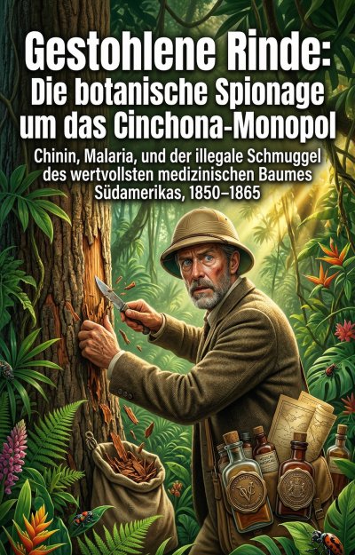 'Cover von Gestohlene Rinde: Die botanische Spionage um das Cinchona-Monopol'-Cover