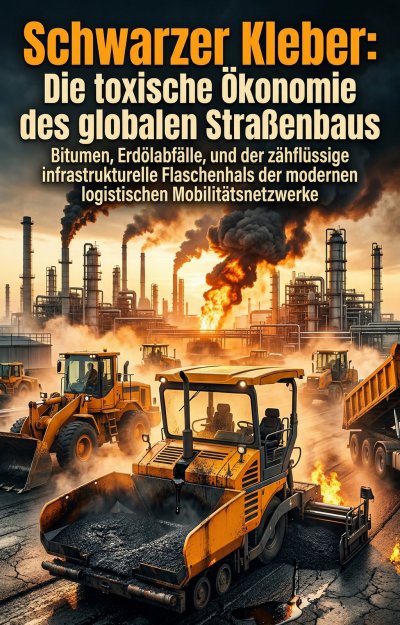'Cover von Schwarzer Kleber: Die toxische Ökonomie des globalen Straßenbaus'-Cover