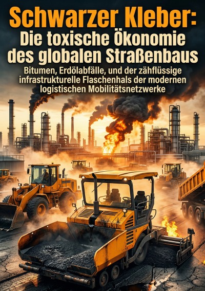 'Cover von Schwarzer Kleber: Die toxische Ökonomie des globalen Straßenbaus'-Cover