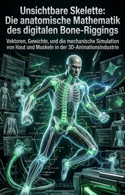 'Cover von Unsichtbare Skelette: Die anatomische Mathematik des digitalen Bone-Riggings'-Cover