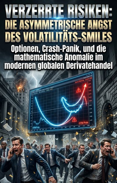 'Cover von Verzerrte Risiken: Die asymmetrische Angst des Volatilitäts-Smiles'-Cover