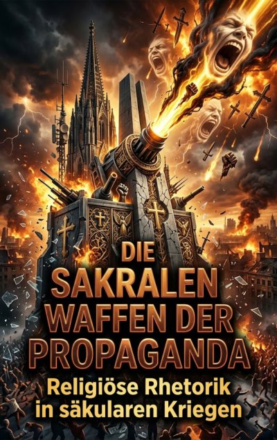 'Cover von Die sakralen Waffen der Propaganda'-Cover