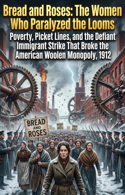 'Cover von Bread and Roses: The Women Who Paralyzed the Looms'-Cover