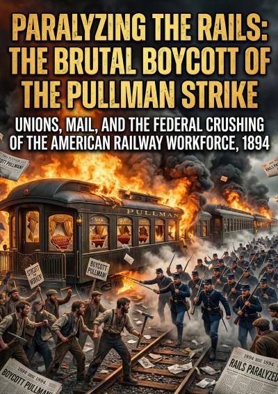 'Cover von Paralyzing the Rails: The Brutal Boycott of the Pullman Strike'-Cover