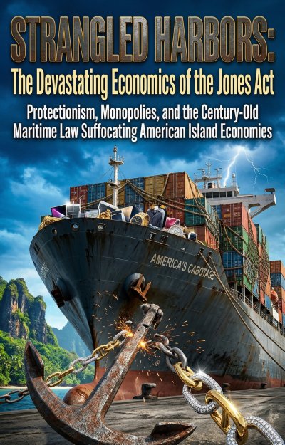 'Cover von Strangled Harbors: The Devastating Economics of the Jones Act'-Cover