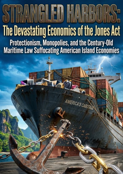 'Cover von Strangled Harbors: The Devastating Economics of the Jones Act'-Cover