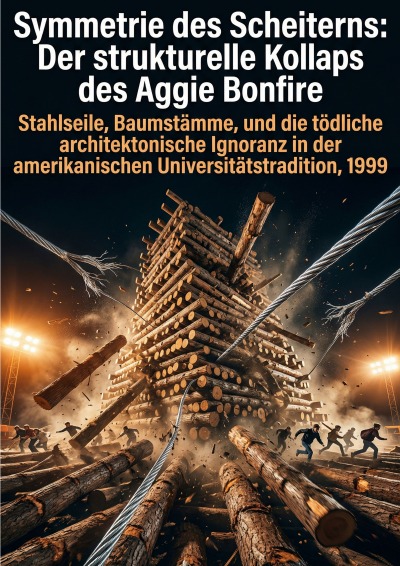 'Cover von Symmetrie des Scheiterns: Der strukturelle Kollaps des Aggie Bonfire'-Cover
