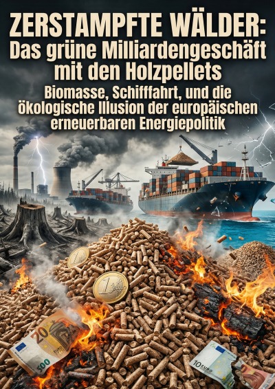 'Cover von Zerstampfte Wälder: Das grüne Milliardengeschäft mit den Holzpellets'-Cover
