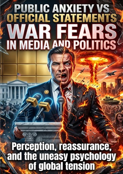 'Cover von Public Anxiety vs Official Statements: War Fears in Media and Politics'-Cover
