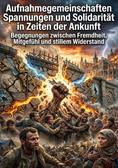 'Cover von Aufnahmegemeinschaften: Spannungen und Solidarität in Zeiten der Ankunft'-Cover