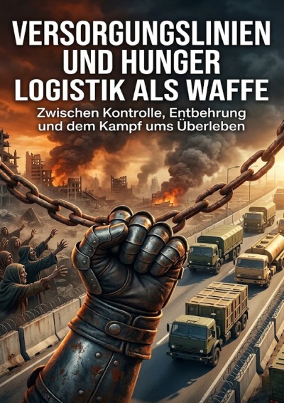 'Cover von Versorgungslinien und Hunger: Logistik als Waffe'-Cover