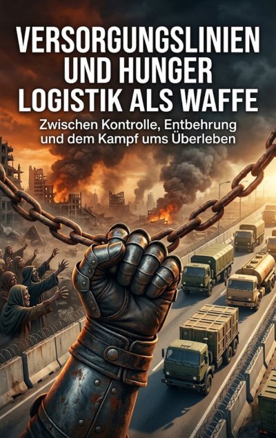 'Cover von Versorgungslinien und Hunger: Logistik als Waffe'-Cover
