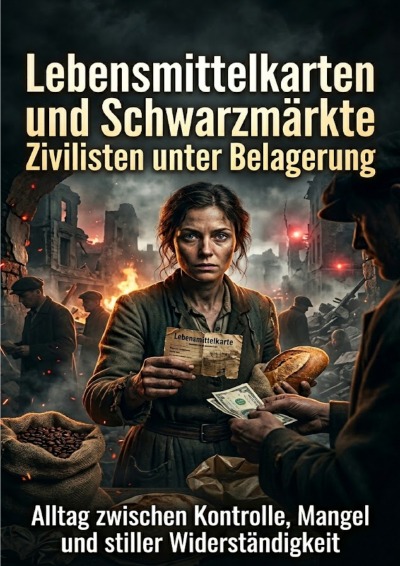 'Cover von Lebensmittelkarten und Schwarzmärkte: Zivilisten unter Belagerung'-Cover