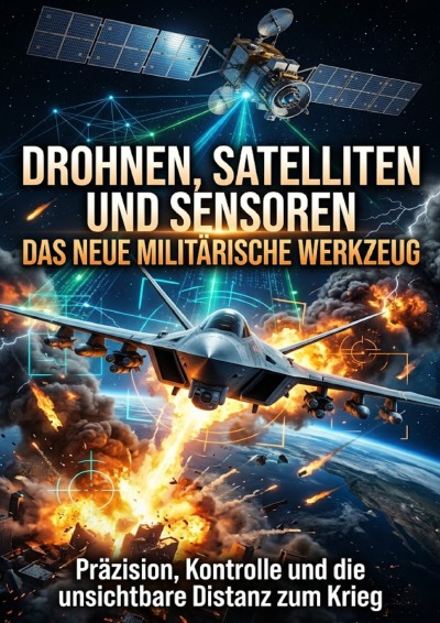 'Cover von Drohnen, Satelliten und Sensoren: Das neue militärische Werkzeug'-Cover