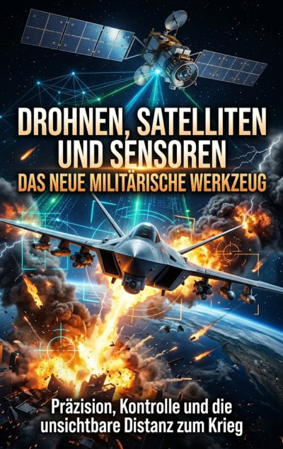 'Cover von Drohnen, Satelliten und Sensoren: Das neue militärische Werkzeug'-Cover