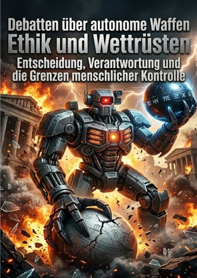 'Cover von Debatten über autonome Waffen: Ethik und Wettrüsten'-Cover
