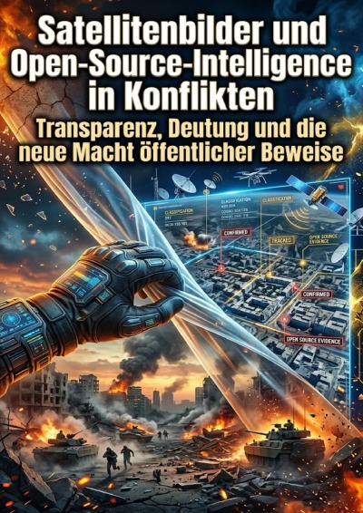 'Cover von Satellitenbilder und Open-Source-Intelligence in Konflikten'-Cover