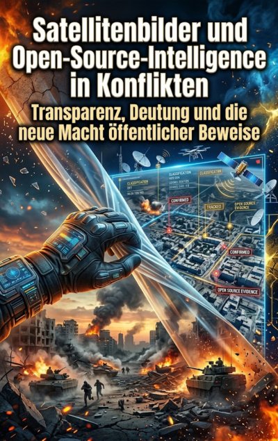 'Cover von Satellitenbilder und Open-Source-Intelligence in Konflikten'-Cover