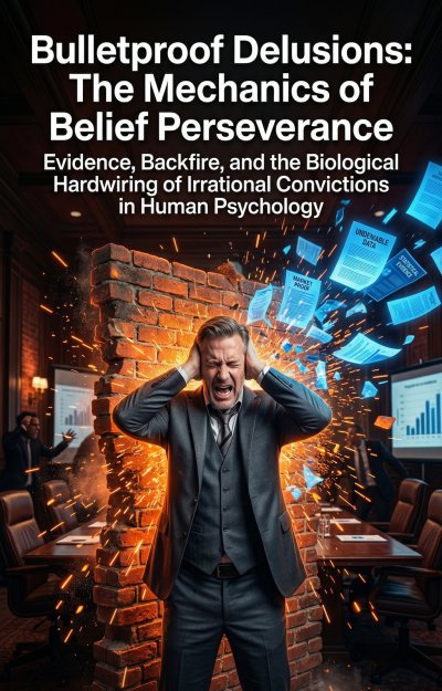 'Cover von Bulletproof Delusions: The Mechanics of Belief Perseverance'-Cover