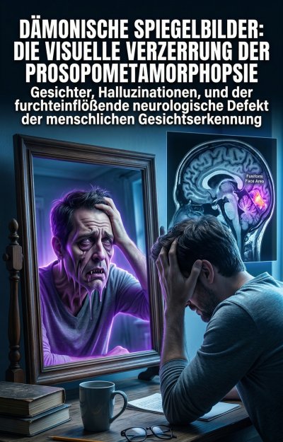 'Cover von Dämonische Spiegelbilder: Die visuelle Verzerrung der Prosopometamorphopsie'-Cover