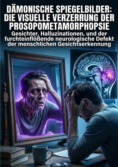 'Cover von Dämonische Spiegelbilder: Die visuelle Verzerrung der Prosopometamorphopsie'-Cover