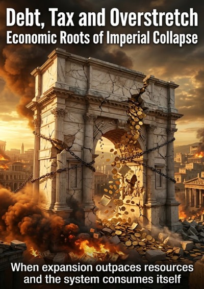 'Cover von Debt, Tax and Overstretch: Economic Roots of Imperial Collapse'-Cover