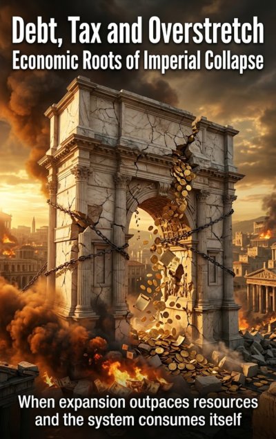 'Cover von Debt, Tax and Overstretch: Economic Roots of Imperial Collapse'-Cover