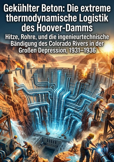 'Cover von Gekühlter Beton: Die extreme thermodynamische Logistik des Hoover-Damms'-Cover